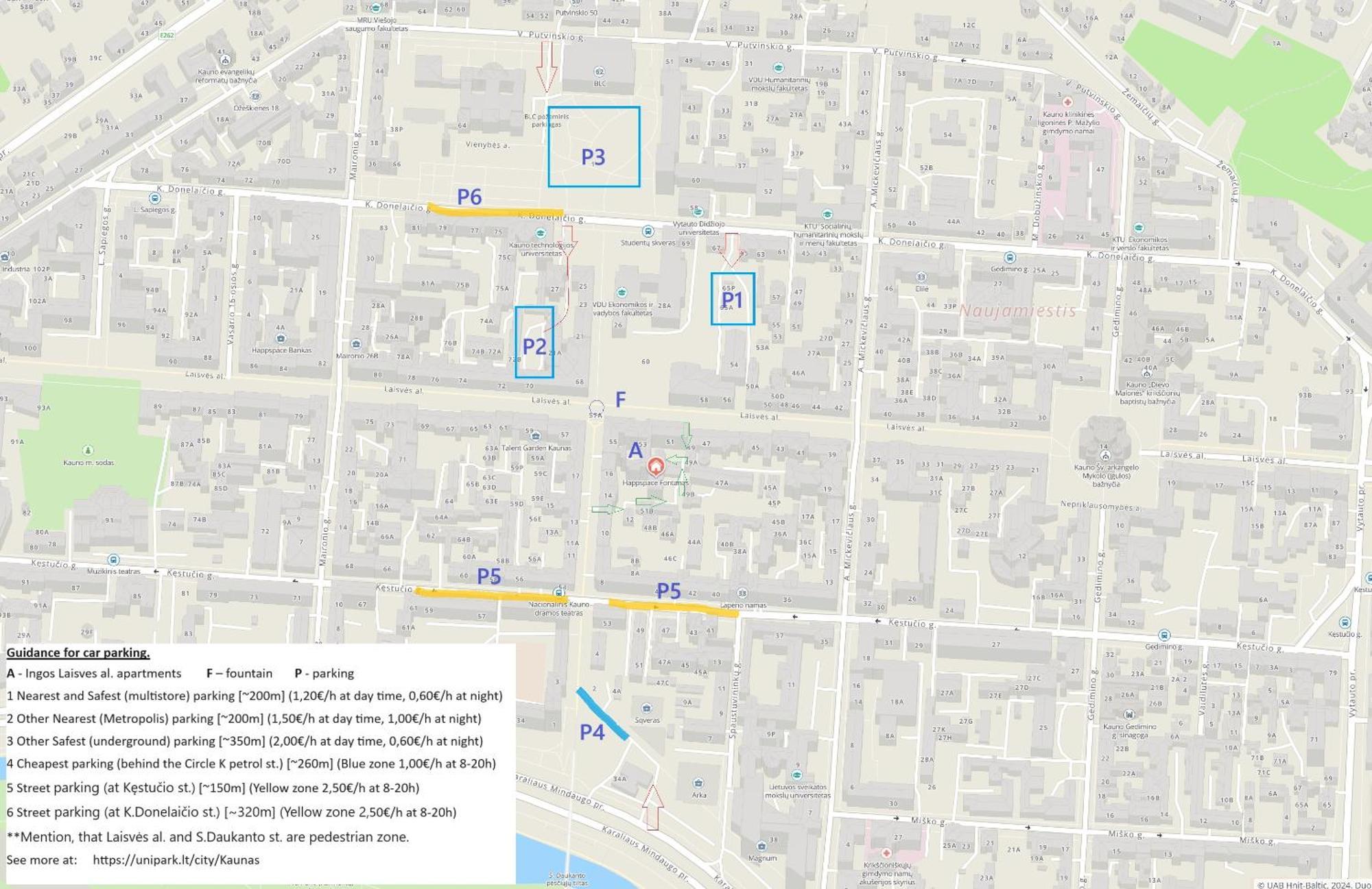 Ingos Laisves Al. Apartamentai Каунас Экстерьер фото